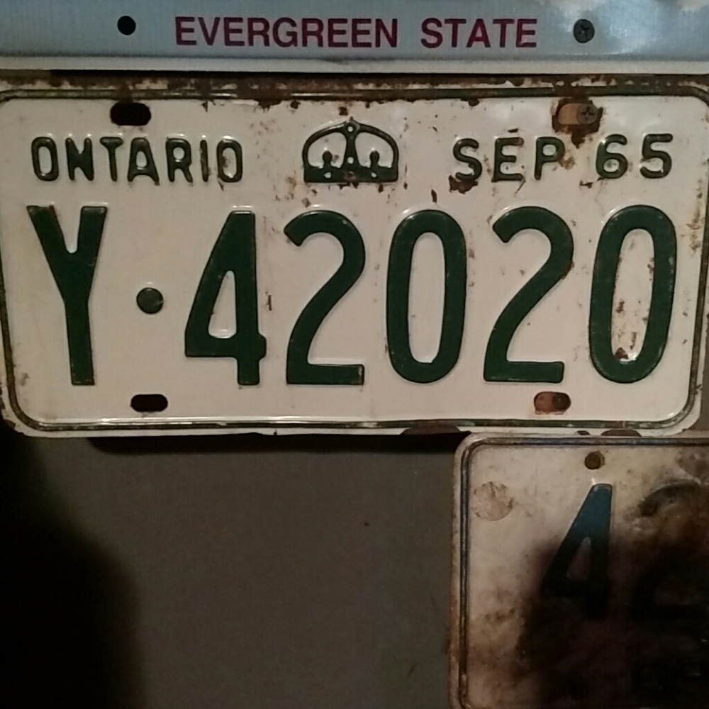420 licence plates $100 each or make an offer